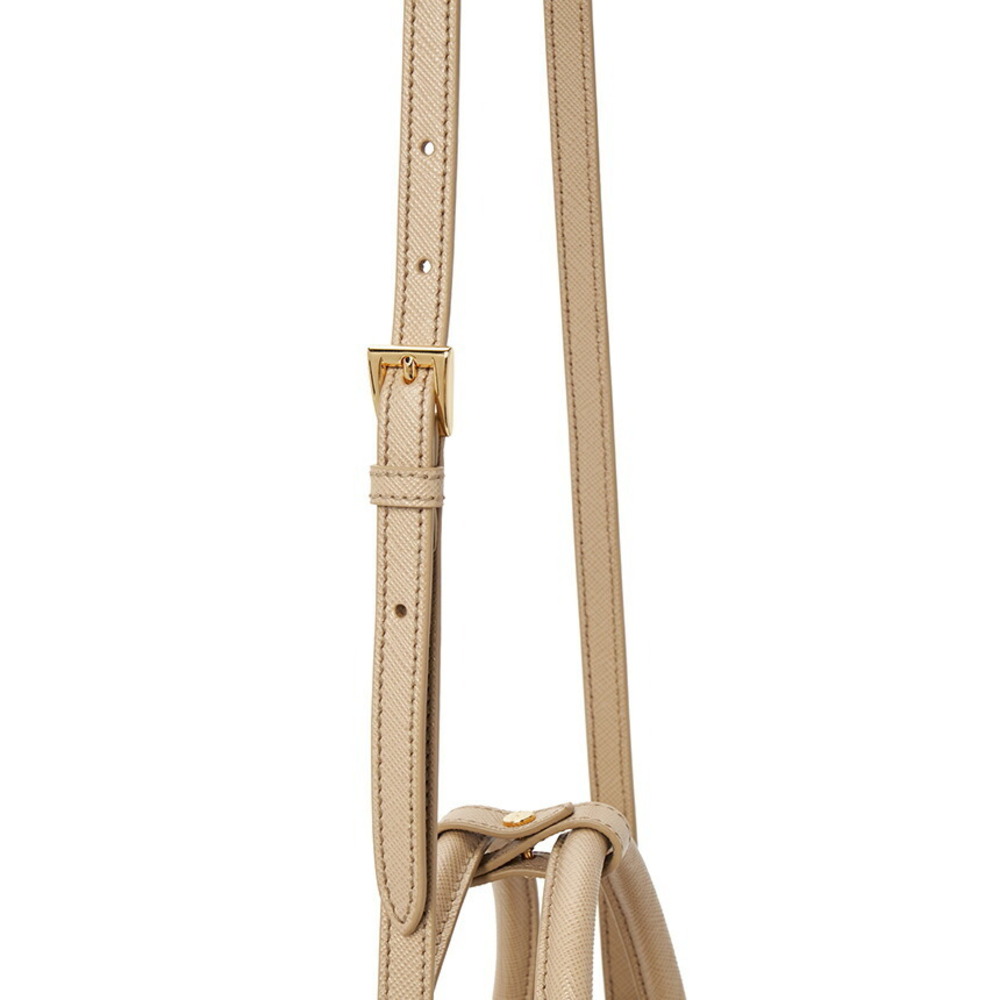 Prada Galleria bag handbag Saffiano leather Tan Beige - Picture 9 of 10